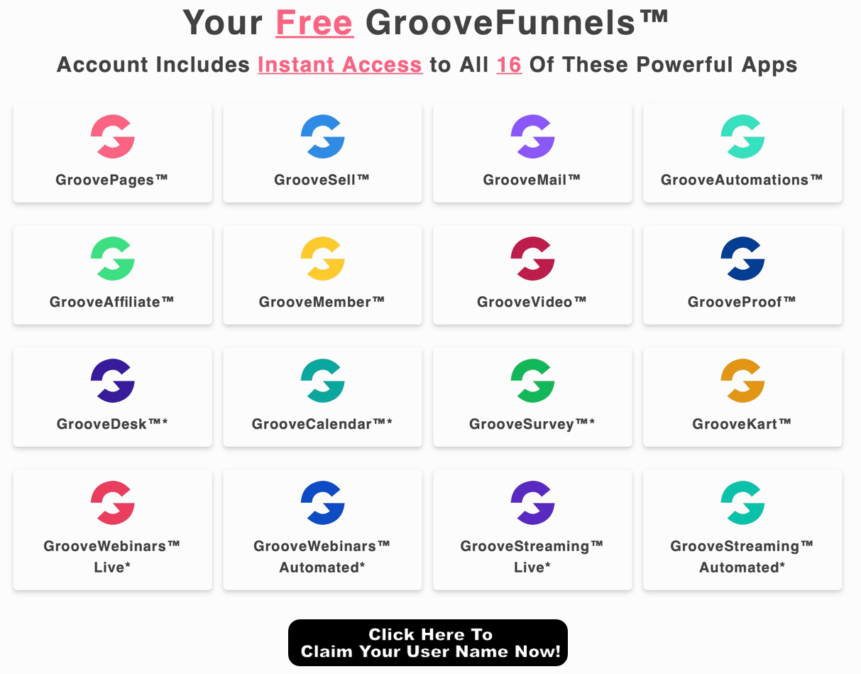 Free App Cloud - Groove Funnels Free Sign up